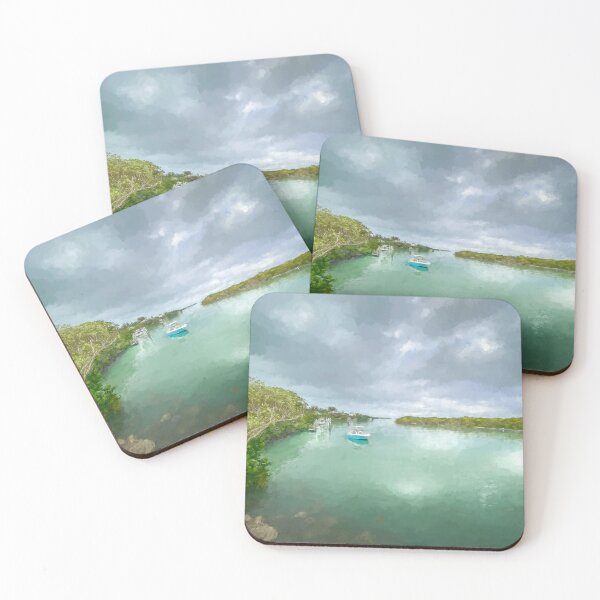 Item preview, Island Cove Oil Painting designed and sold by Susan Rydberg.