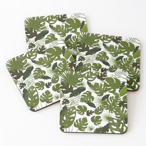 Item preview, Tropical leaves pattern designed and sold by Aleksse.