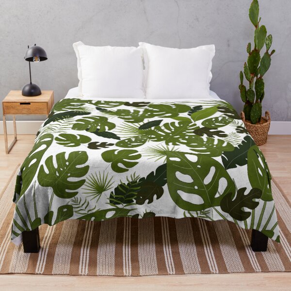 Item preview, Tropical leaves pattern designed and sold by Aleksse.