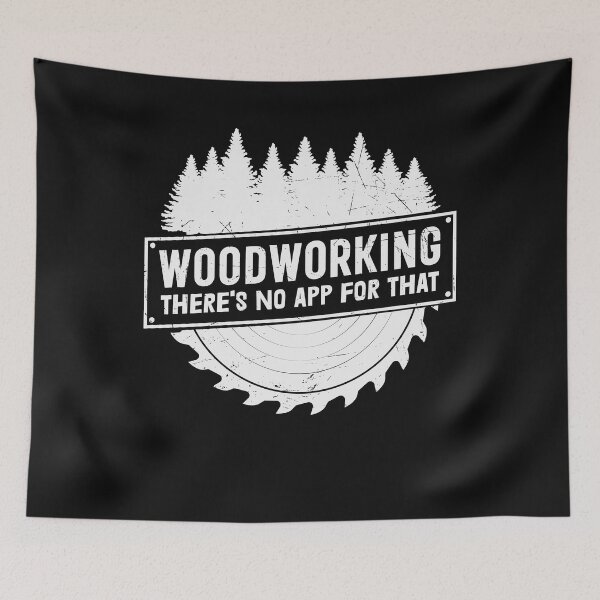 Item preview, Woodworking Theres No App For vintage and retro designed and sold by َART LOVERS ★★★★★.
