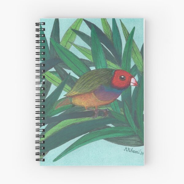 Item preview, Gouldian finch designed and sold by Mirjana Mitrović.