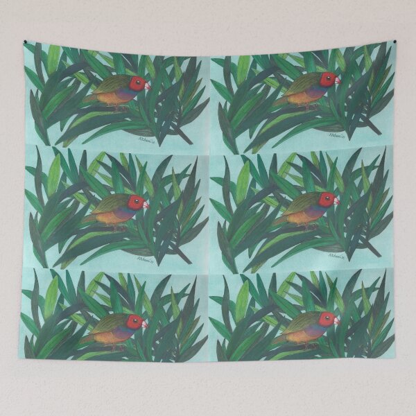 Item preview, Gouldian finch designed and sold by Mirjana Mitrović.
