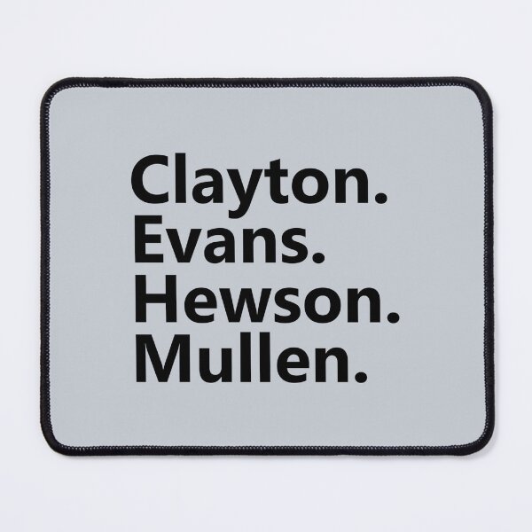 Item preview, Clayton. Evans. Hewson. Mullen. U2 designed and sold by Annachucanada.