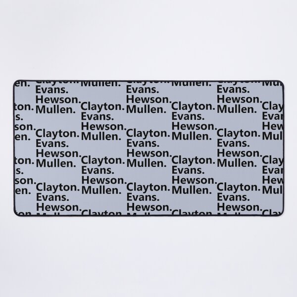 Item preview, Clayton. Evans. Hewson. Mullen. U2 designed and sold by Annachucanada.