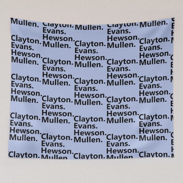 Item preview, Clayton. Evans. Hewson. Mullen. U2 designed and sold by Annachucanada.