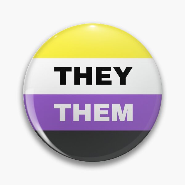 Item preview, they/them non-binary flag designed and sold by celestivl.