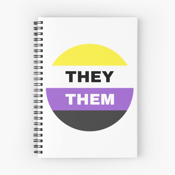 Item preview, they/them non-binary flag designed and sold by celestivl.