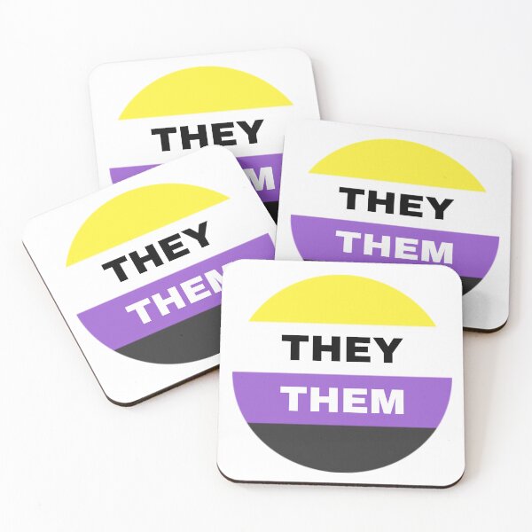 Item preview, they/them non-binary flag designed and sold by celestivl.