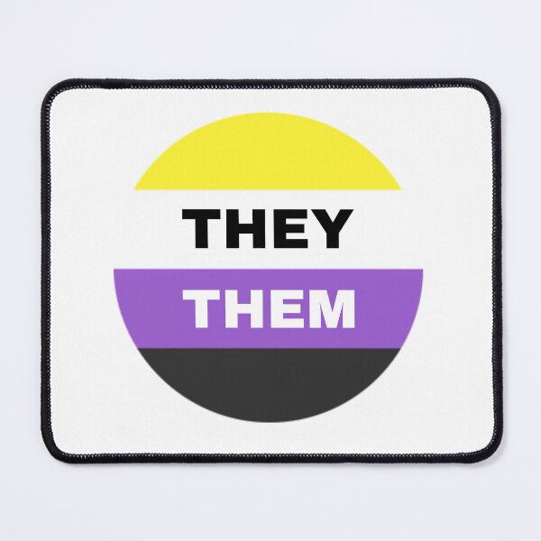 Item preview, they/them non-binary flag designed and sold by celestivl.