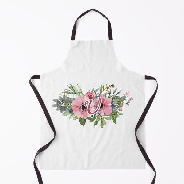 Item preview, U : Floral Initial Wreath Monogram U designed and sold by EasilyShop.