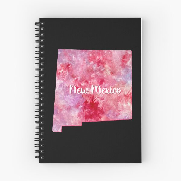 Item preview, New Mexico state map USA heart watercolor pink watercolour designed and sold by WatercolorFun.