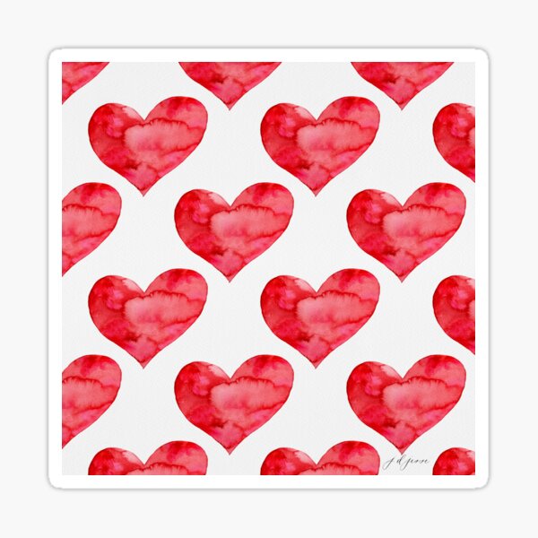 Big Red Heart Sticker