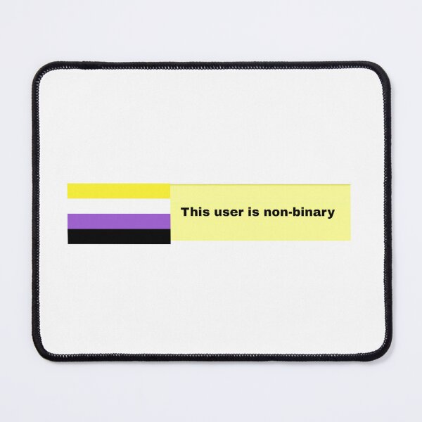 Item preview, this user is non-binary  designed and sold by celestivl.
