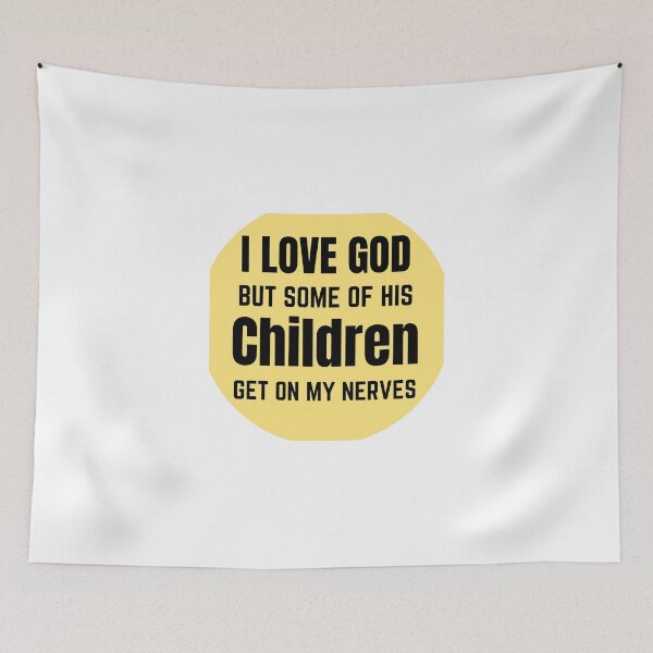 Item preview, Amo a Dios pero algunos de sus hijos me ponen de los nervios designed and sold by samfromsamuel ⭐⭐⭐⭐⭐.