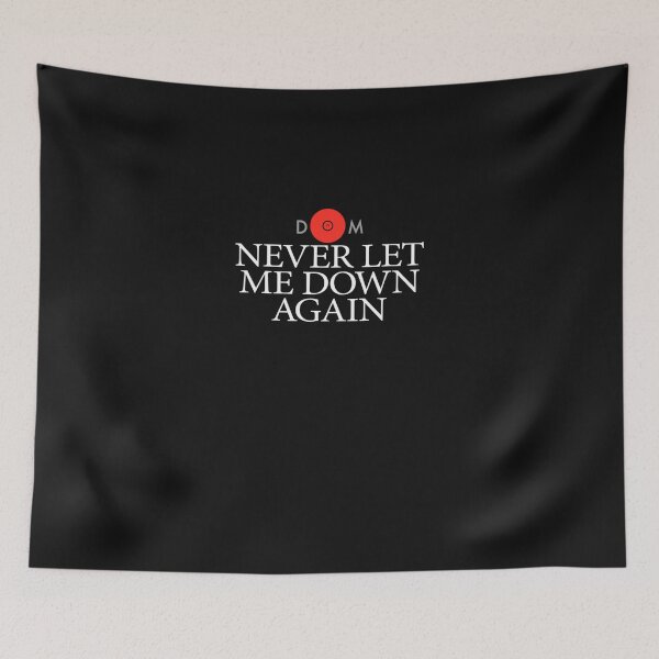 Item preview, Never Let Me Down Again DM White logo Essential T-Shirt designed and sold by CHERYLIEEVANS.