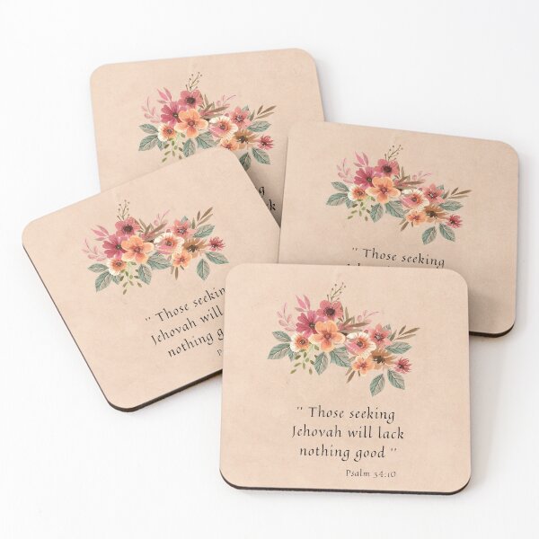 Item preview,  2022 Year text Psalm 34:10 - Those seeking Jehovah will lack nothing good designed and sold by magdajwgifts.
