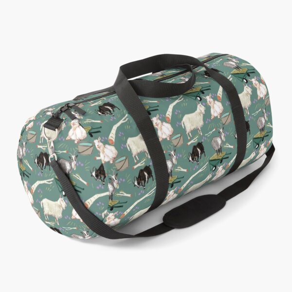 Item preview, White Goat Anselmi in teal designed and sold by EskTuulispaa.