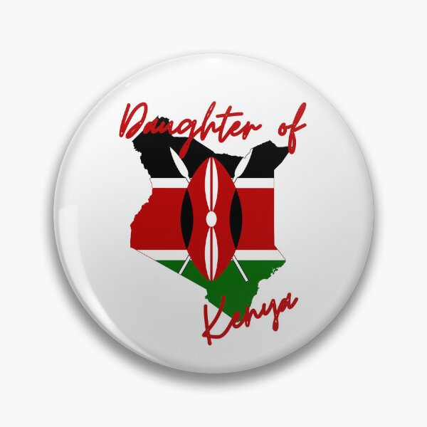 Item preview, Daughter of Kenya Map Flag designed and sold by NovawayDirect.