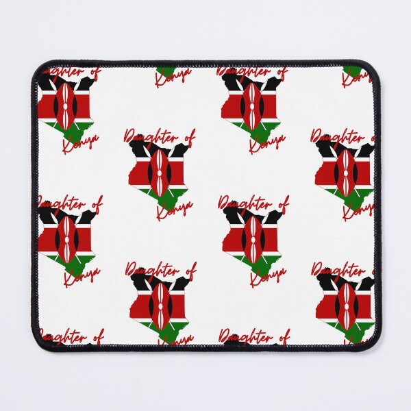 Item preview, Daughter of Kenya Map Flag designed and sold by NovawayDirect.