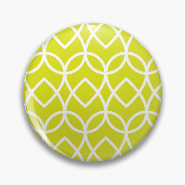 Item preview, Lime and White Geometric Line Pattern Pairs Coloro 2022 Popular Color Light 050-83-41 designed and sold by ColorOfTheYears.