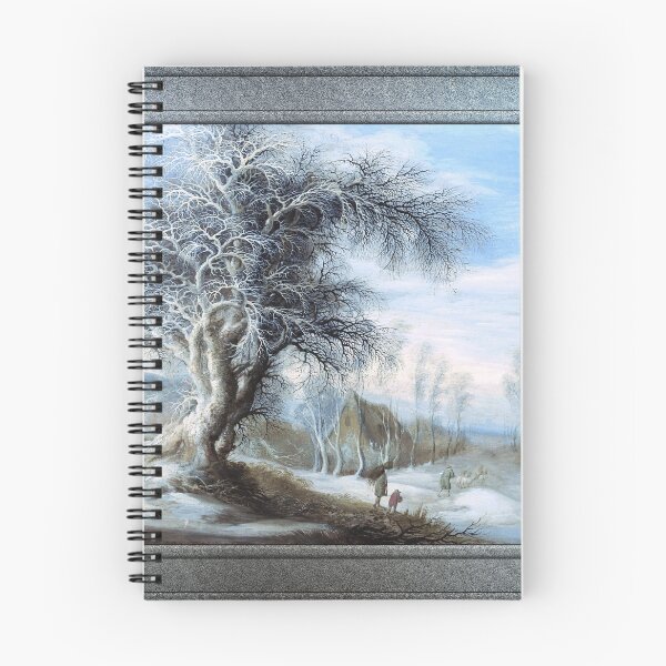 Item preview, A Winter Landscape With A Woodsman And Travelers by Gijsbrecht Leytens Remastered Xzendor7 Classical Art Old Masters Reproductions designed and sold by Xzendor7 Digital Art Creations.