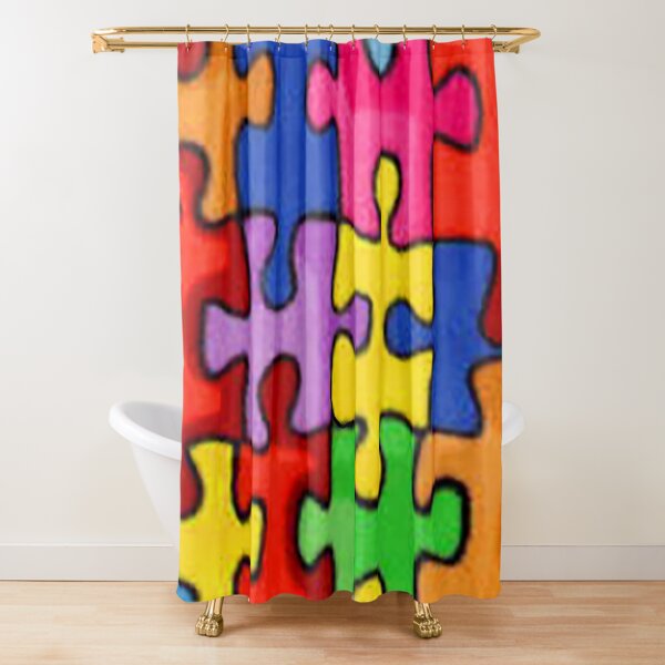 Item preview, Jigsaw Puzzle, Puzzle Pieces, Colorful Puzzle Pieces,  designed and sold by Nostrathomas66.