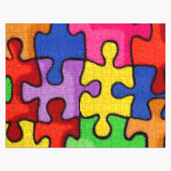 Item preview, Jigsaw Puzzle, Puzzle Pieces, Colorful Puzzle Pieces,  designed and sold by Nostrathomas66.