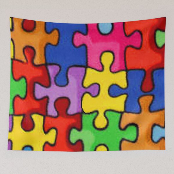 Item preview, Jigsaw Puzzle, Puzzle Pieces, Colorful Puzzle Pieces,  designed and sold by Nostrathomas66.
