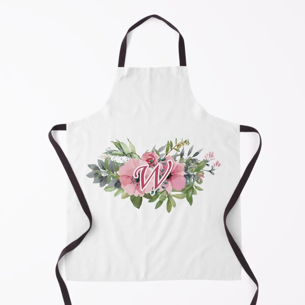 Item preview, W : Floral Initial Wreath Monogram W designed and sold by EasilyShop.