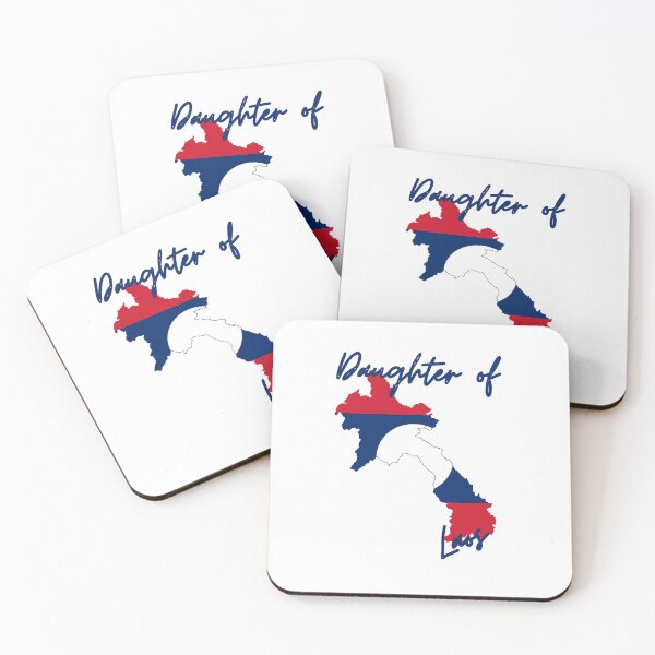 Item preview, Daughter of Laos Map Flag designed and sold by NovawayDirect.