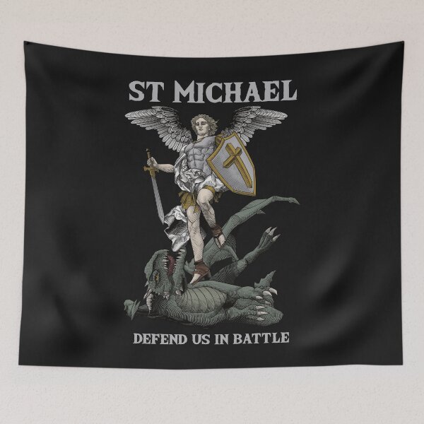 Item preview, Saint Michael the Archangel defend us in battle designed and sold by Beltschazar.