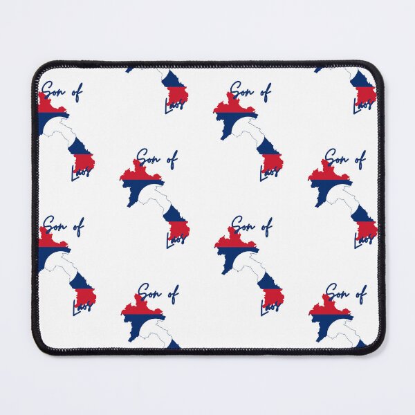 Item preview, Son of Laos Map Flag designed and sold by NovawayDirect.