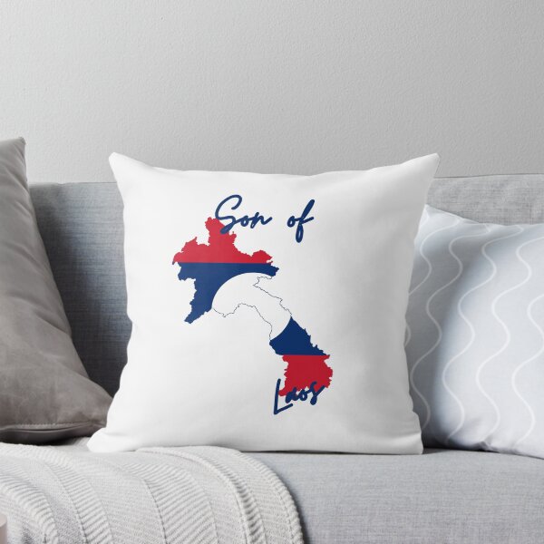 Item preview, Son of Laos Map Flag designed and sold by NovawayDirect.