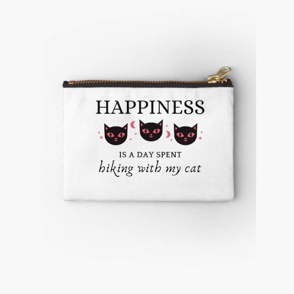 Item preview,  Happiness is a day spent hiking with my cat designed and sold by MEDELSHOP.