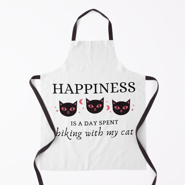 Item preview,  Happiness is a day spent hiking with my cat designed and sold by MEDELSHOP.