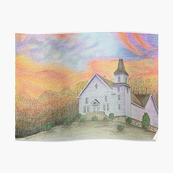 "Bat Cave Baptist Church" Poster for Sale by cozycottageSR Redbubble