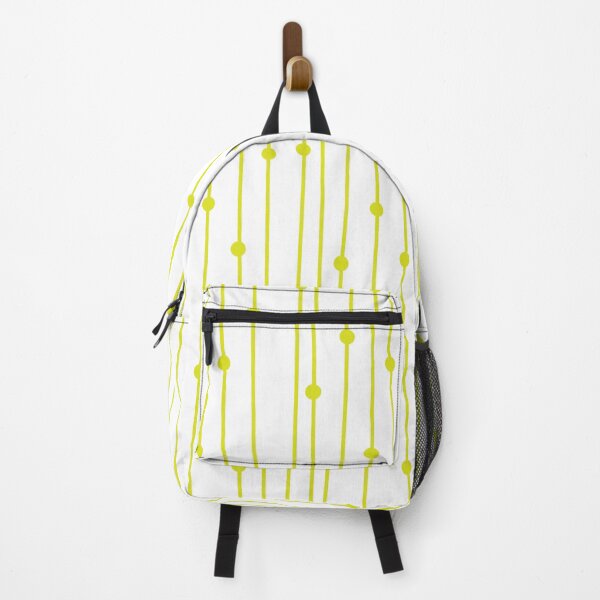 Item preview, Lime White Vertical Stripe Polka Dot Pattern Pairs Coloro 2022 Popular Color Light 050-83-41 designed and sold by ColorOfTheYears.