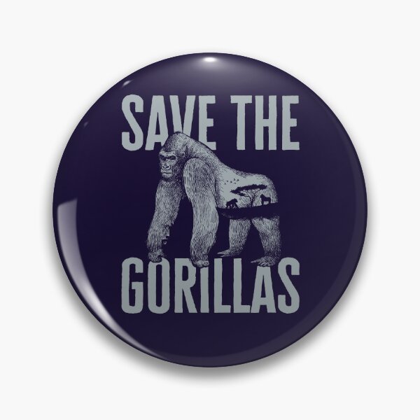 Artikelvorschau, Rettet die Gorillas Gorilla-Liebhaber entworfen und verkauft von jaygo.