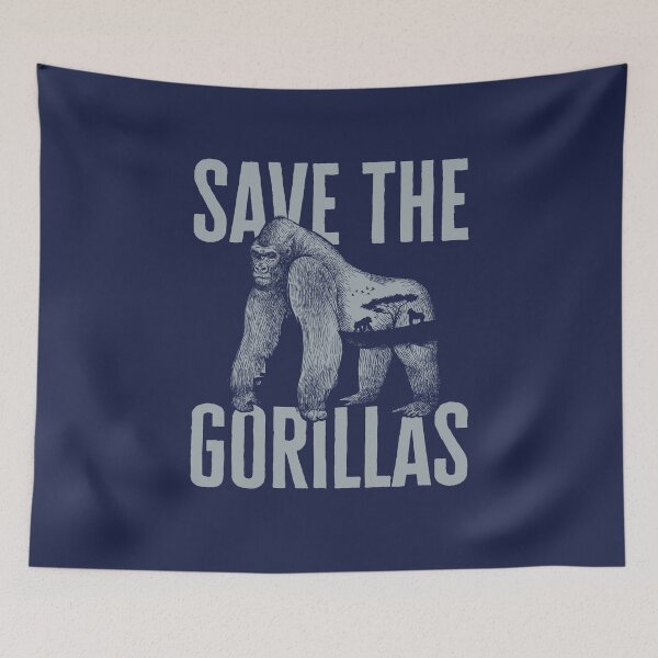 Item preview, Save the Gorillas Gorilla Lover designed and sold by jaygo.