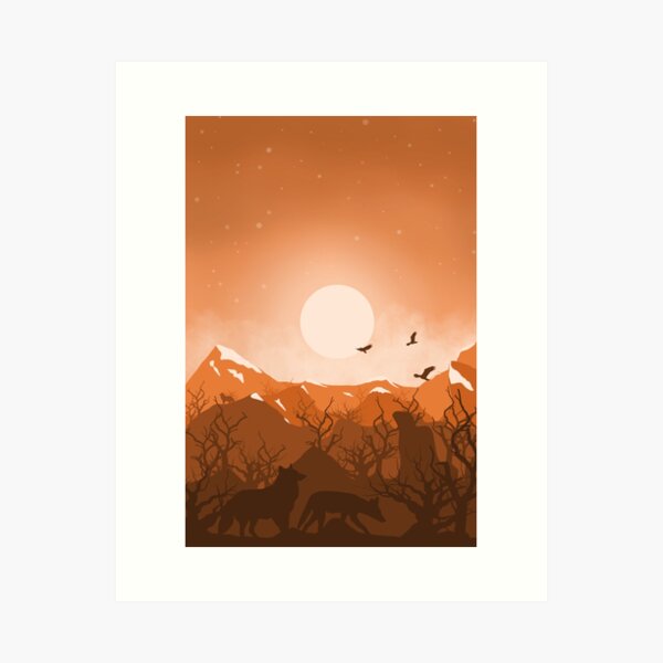 Late Season Desert Art Print