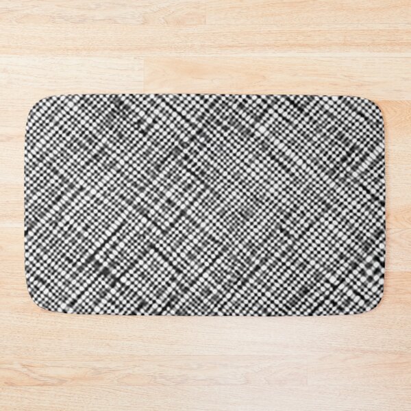 Item preview, Black and White Diagonal Pattern, Crosshatch pattern, Burlap black and white pattern, fabric pattern designed and sold by Nostrathomas66.