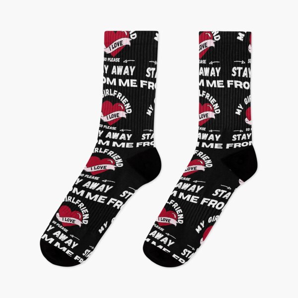 Item preview,   I Love My Girlfriend,so please stay away from me.Funny quote Valentine day designed and sold by Reddiamond3 ⭐⭐⭐⭐⭐.