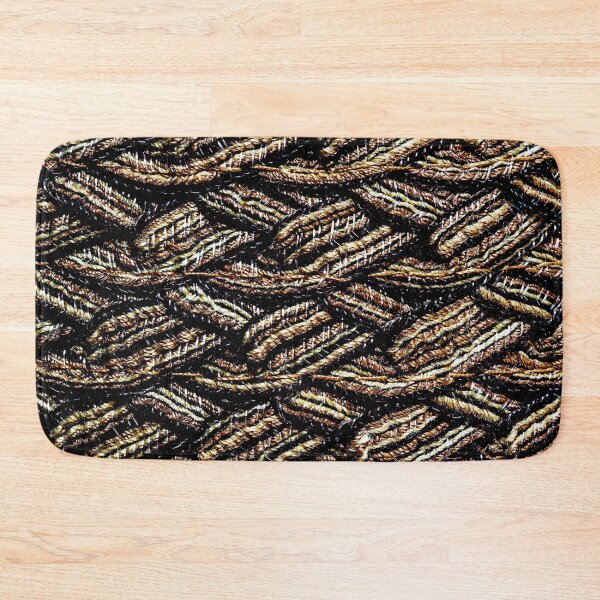 Item preview, Weaved fabric or pattern in dark color designed and sold by ReachForArt.