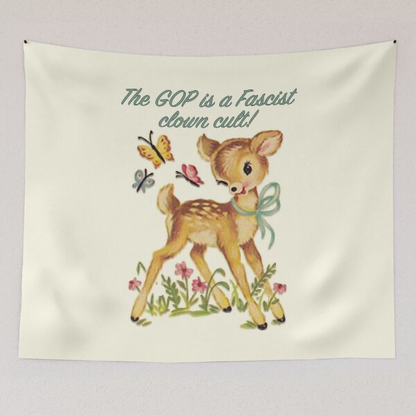 Item preview, The GOP is a Fascist Clown cult designed and sold by Thelittlelord.