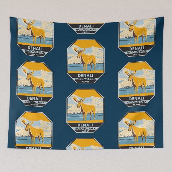 Item preview, Denali National Park Alaska Moose designed and sold by KrisSidDesigns.
