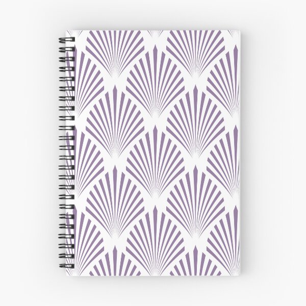 Artikelvorschau, Purple and White Elegant Scallop Fan Pattern Pairs Coloro 2022 Popular Color Lavender Silk 138-48-19 entworfen und verkauft von ColorOfTheYears.
