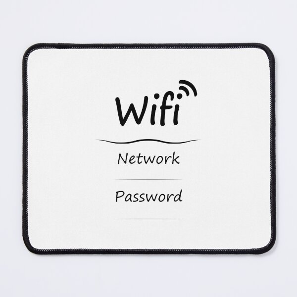 Item preview, Wifi network password sticker and magnet designed and sold by evk-art.