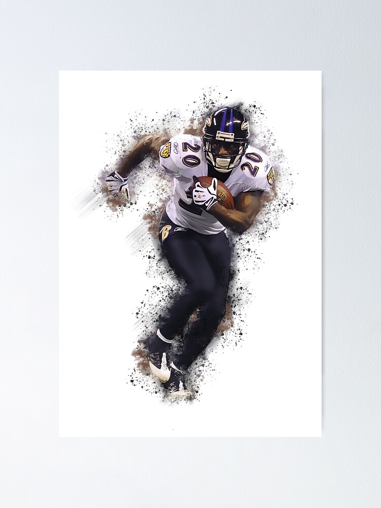 Ed Reed Baltimore Ravens Football Art Illustrated Poster Ed 