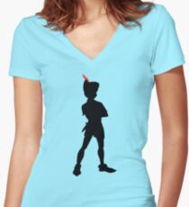 Peter Pan Women's Fitted V-Neck T-Shirt