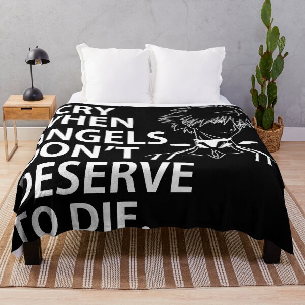 Item preview, NGE! I CRY WHEN ANGELS DONT DESERVE TO DIE. designed and sold by angsty-angst.